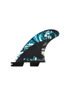 Dérives Surf FCS II MB PC Carbon - M Blue Tri Retail Fins