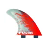 Dérives Surf FCS PC-3 - Red Smoke Tri Retail Fins