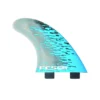 Dérives Surf FCS PC-5 - Blue Smoke Tri Retail Fins