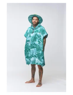 Poncho AFTER Big Leaves - Green