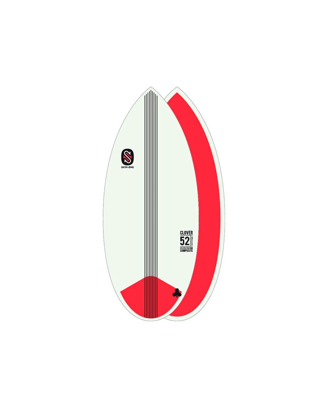 Skimboard SKIM1 Clover - Fibre Epoxy 2 Skimboard SKIM1 Clover - Fibre Epoxy – Image 2