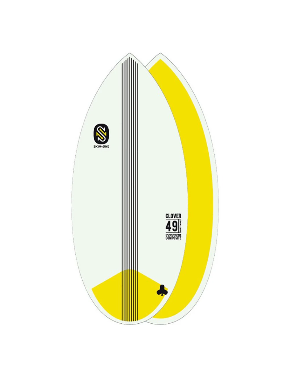 Skimboard SKIM1 Clover - Fibre Epoxy 1 Skimboard SKIM1 Clover - Fibre Epoxy