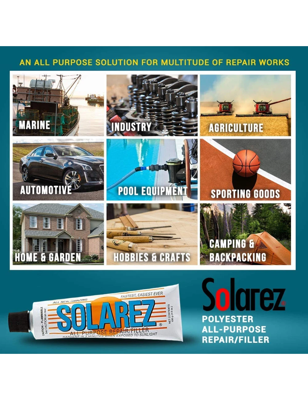 Résine SOLAREZ Repair - All Purpose 3 Résine SOLAREZ Repair - All Purpose – Image 3